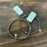 Enewton Dark Grey Pearl Bracelets