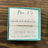 Dot & Dash Morse Code Bracelet