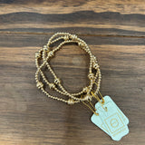 enewton Classic Gold Bead Bracelet