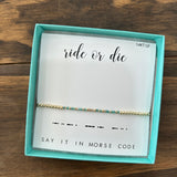 Dot & Dash Beaded 14k Bracelet
