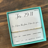 Dot & Dash Beaded 14k Bracelet