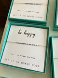 Dot & Dash Morse Code Bracelet