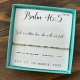 Dot & Dash Beaded 14k Bracelet