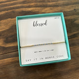 Dot & Dash Beaded 14k Bracelet