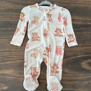 Angel Dear 2-Way Zipper Footie - 0-3m
