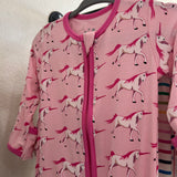 Kickee Pants Print Footie with Zipper 3-6m