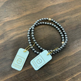Enewton Dark Grey Pearl Bracelets