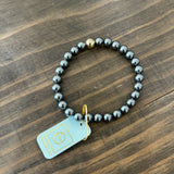 Enewton Dark Grey Pearl Bracelets