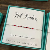 Dot & Dash Morse Code Bracelet