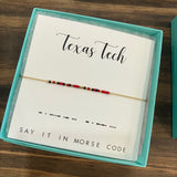 Dot & Dash Morse Code Bracelet