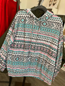 Super Soft Hoodie - Aztec Print