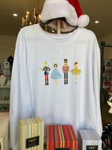 White Nutcracker Sweatshirt