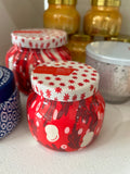 Capri Blue Holiday Pattern Play Candle