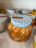 Capri Blue Holiday Pattern Play Candle