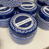 Capri Blue Printed Travel Tin