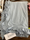 Kickee Pants Solid Ruffle Toddler Blanket