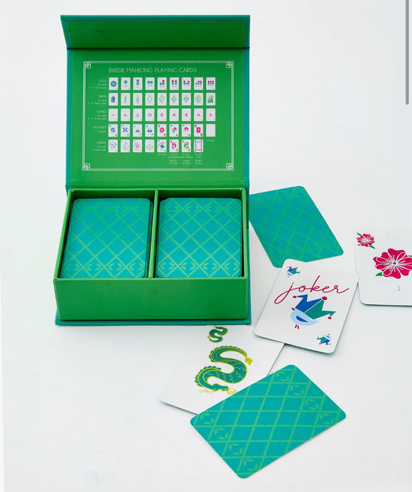 Oh My Mahjong Birdie Playing Cards