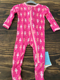 Kickee Pants Print Footie with Zipper 3-6m