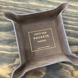 Boulevard Harry Suede Flex Valet Tray