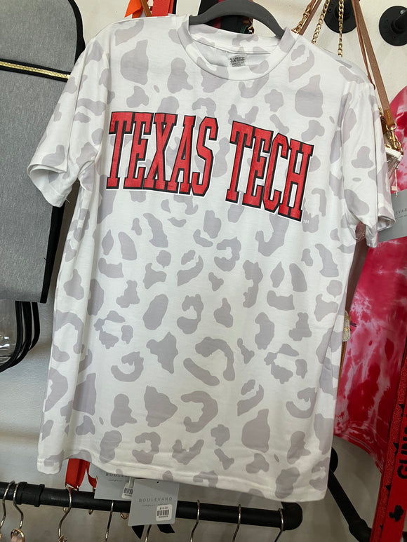 Texas Tech Leopard Tee
