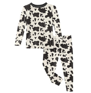 Kickee Pants Print Long Sleeve Pajama Set 18-24M