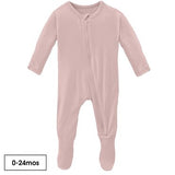 Kickee Pants Solid Footie with Zipper (9-12m)