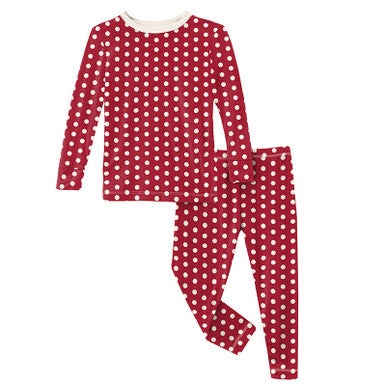Kickee Pants Print Long Sleeve Pajama Set - 6t