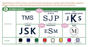 Boulevard Monogram - Embroidery