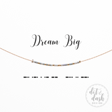 Dot & Dash Morse Code Necklace