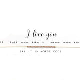 Dot & Dash Morse Code Necklace