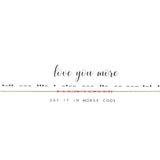 Dot & Dash Morse Code Necklace