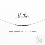 Dot & Dash Morse Code Necklace