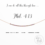 Dot & Dash Morse Code Necklace