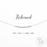 Dot & Dash Morse Code Necklace