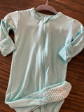 Kickee Pants Solid Footie with Zipper (0-3m)
