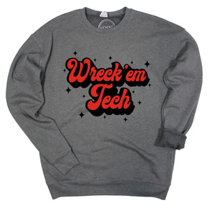 Wreck 'Em Tech Champs Crewneck Pullover