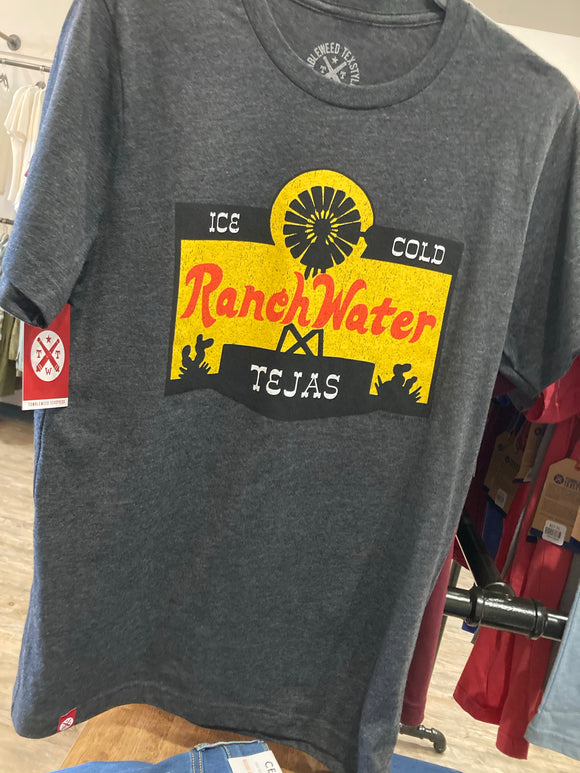 TWT Ranch Water Label T-Shirt (Dark Gray)
