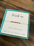 Dot & Dash Morse Code Bracelet