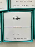 Dot & Dash Morse Code Bracelet