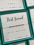 Dot & Dash Morse Code Bracelet