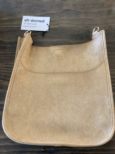 AHDORNED Sueded Leather Classic Messenger Bag