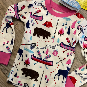 LBH Kids PJ Set - Pretty Sketch Country
