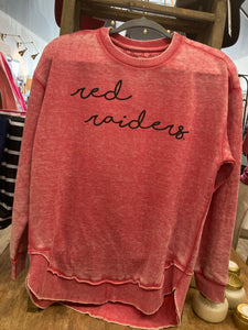 Red Raiders Vintage Wash Pullover