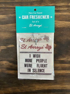 El Arroyo Car Freshener Set