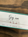 Dot & Dash Morse Code Necklace