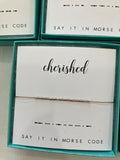Dot & Dash Morse Code Bracelet