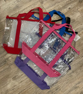 Large Clear Beach Tote