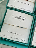 Dot & Dash Morse Code Bracelet