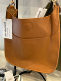 AHDORNED Soft Faux Leather Classic Messenger Bag