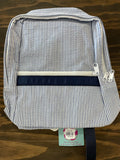Seersucker Small Backpack